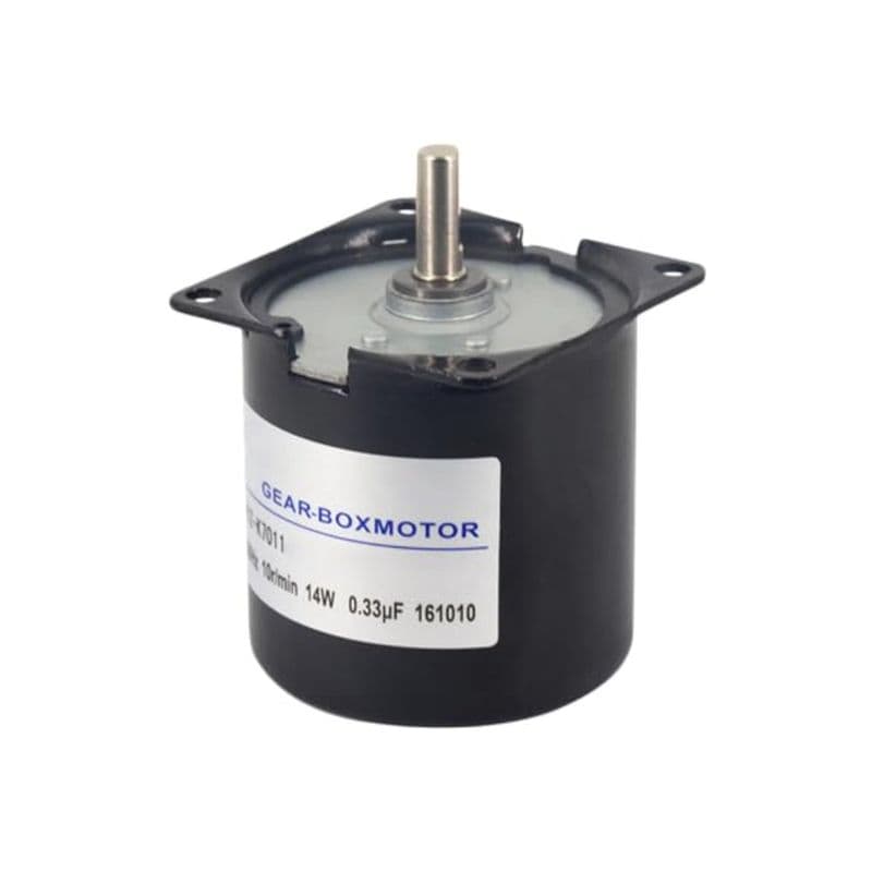 60KTYZ 220V 20 RPM Torque 12 Kg-cm Centre Shaft AC Synchronous Gear 0.33µf Industrial Grade, Highly Reliable and Full Copper Motor - View 2