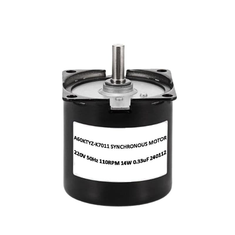 60KTYZ 220V 110 RPM Torque 2 Kg-cm Centre Shaft AC Synchronous Gear Industrial Grade, Highly Reliable and Full Copper Motor - View 2