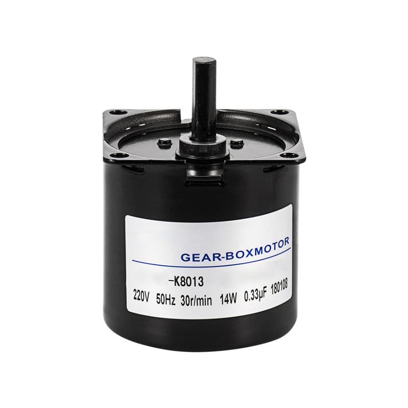 B60KTYZ 220V 10 RPM Torque 25 Kg-cm Side Shaft AC Synchronous Gear 0.33µf Industrial Grade, Highly Reliable and Full Copper Motor - View 2