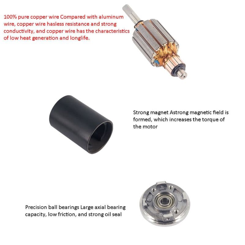 24V 6000RPM 38S BLDC Geared Industrial Grade Highly Reliable and Full Copper Motor - View 2