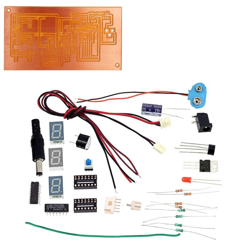 Water Level Indicator Using 7-Segment Display - View 1