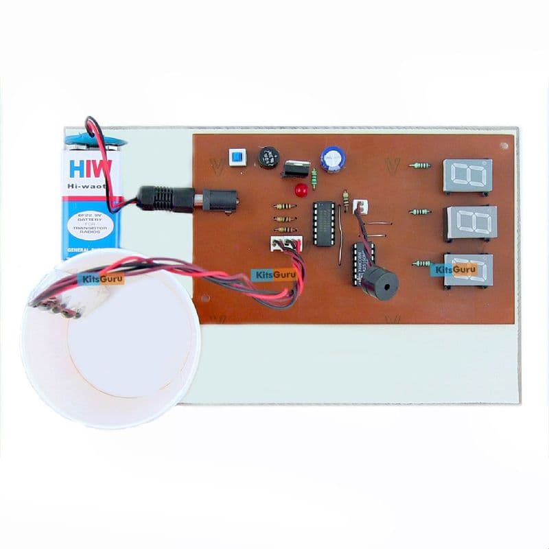 Water Level Indicator Using 7-Segment Display - View 2