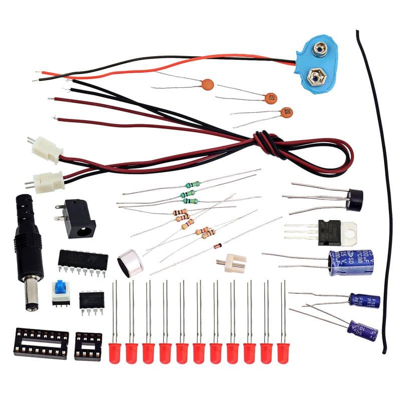 Moving LED Light When An Audio Signal Is Provided - View 3