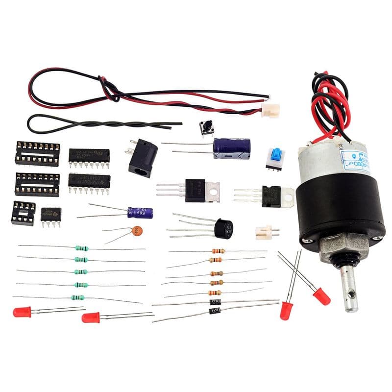 DC Motor Control Using A single Switch - View 3