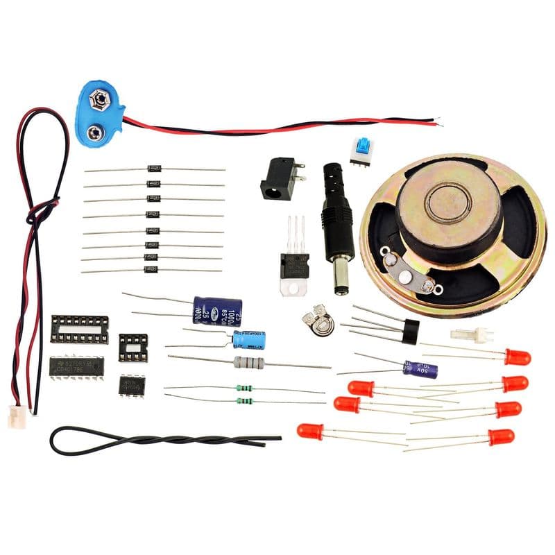 Clock with LED Pendulum & Tick Tock Sound - View 3