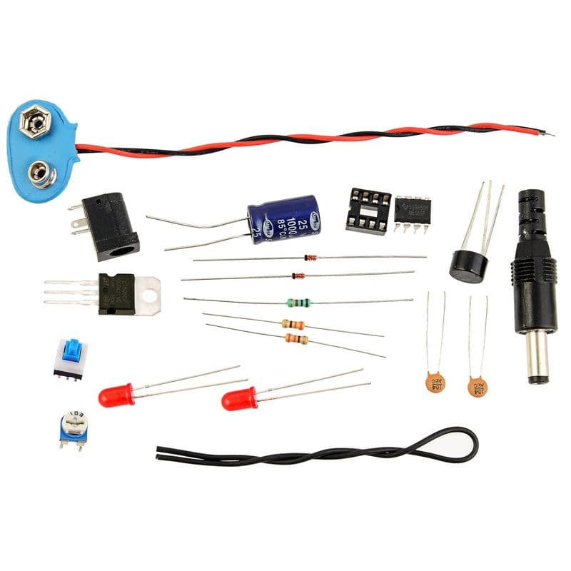 DIY PWM Lamp dimmer using 555 IC - View 3