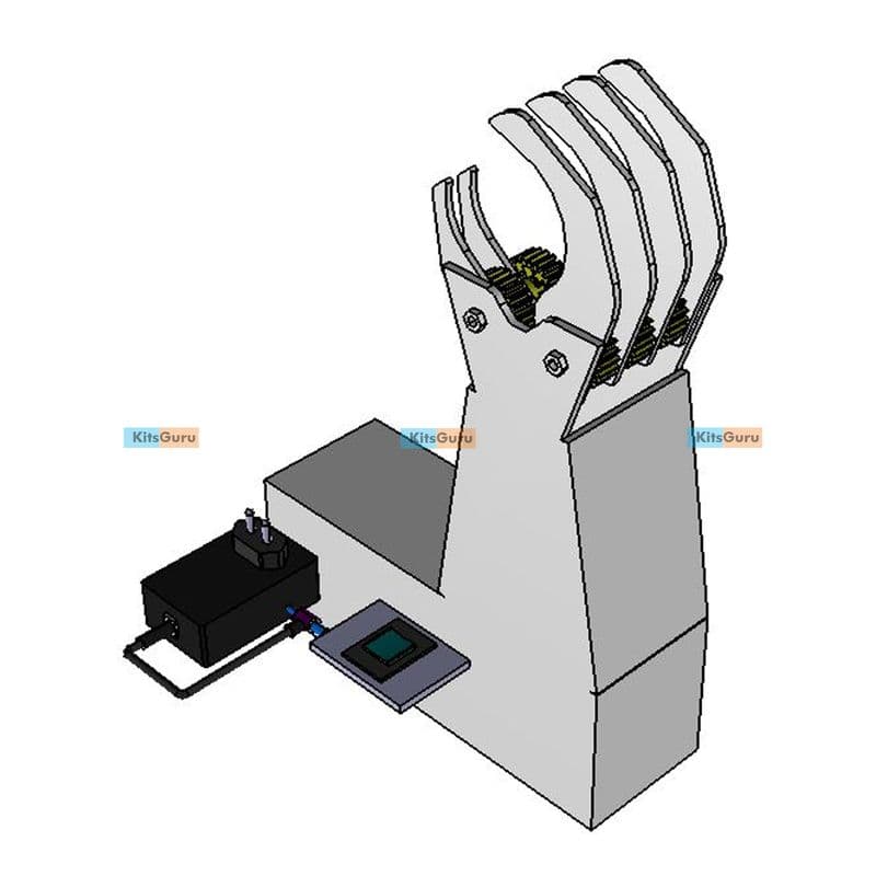 Artificial Hand With Gripper - View 1