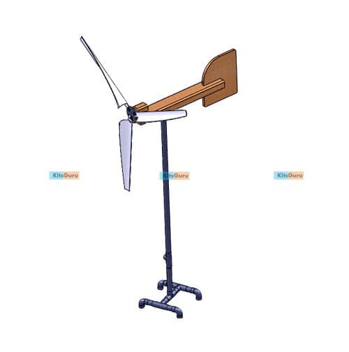 Wind mill (generate power using wind) - View 1