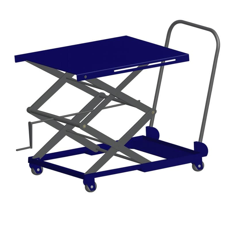 Scissor lift with trolley - View 2