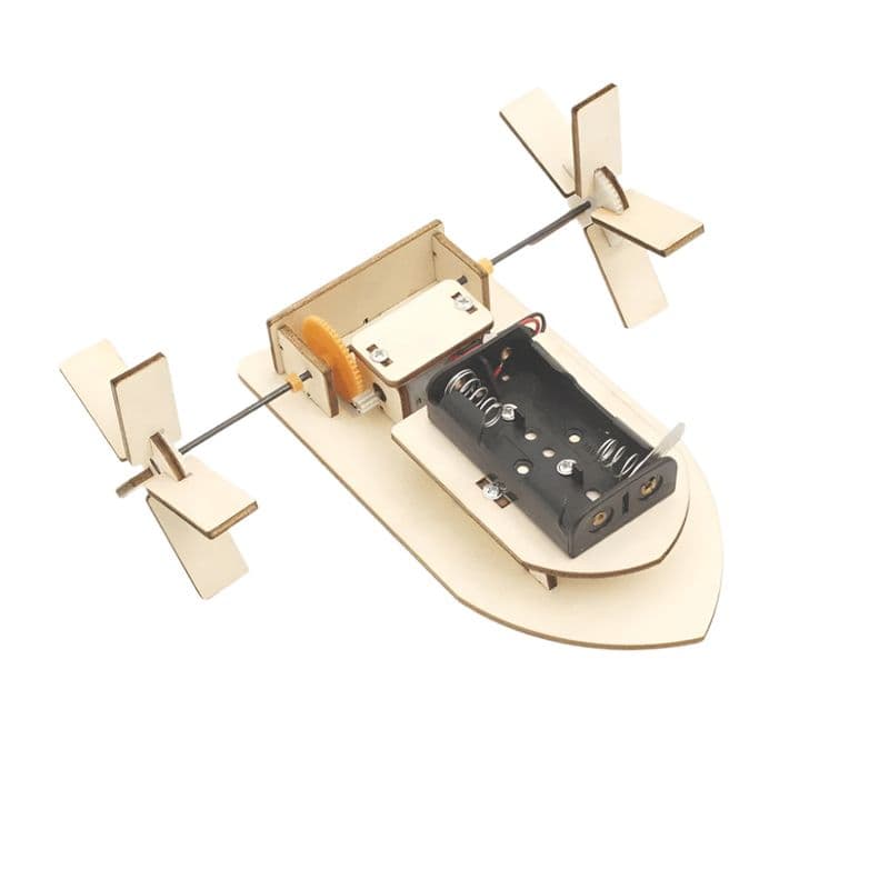 DIY Wooden Paddle Wheeler Boat – STEM Kit - View 1