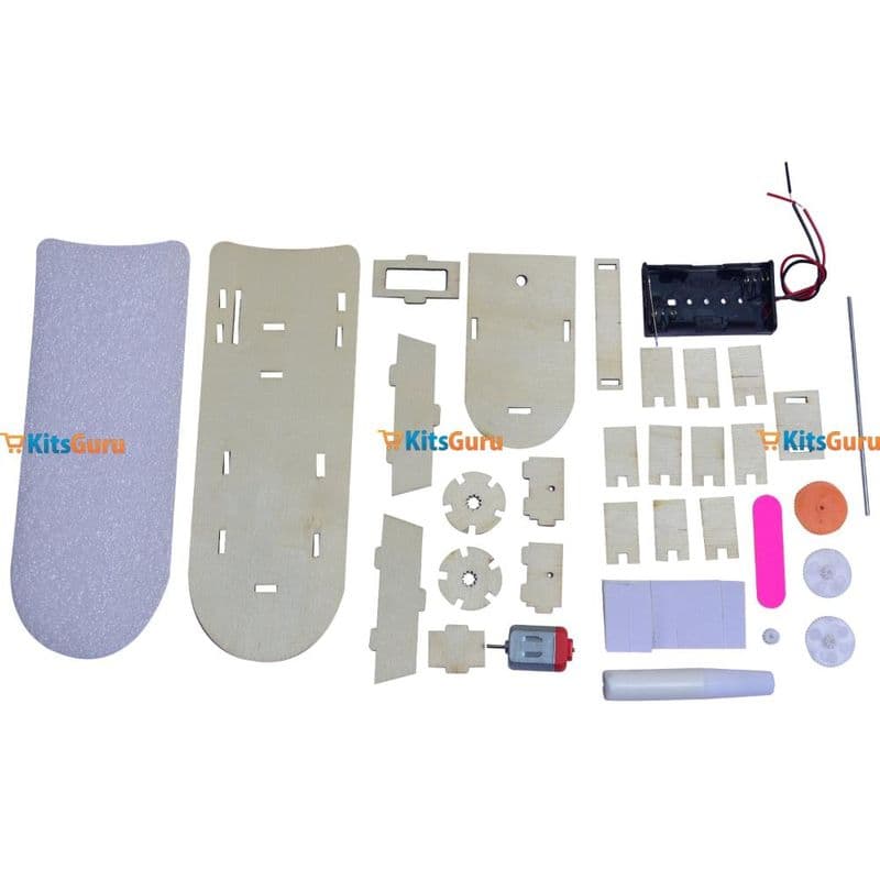 DIY Wooden Paddle Wheeler Boat – STEM Kit - View 3