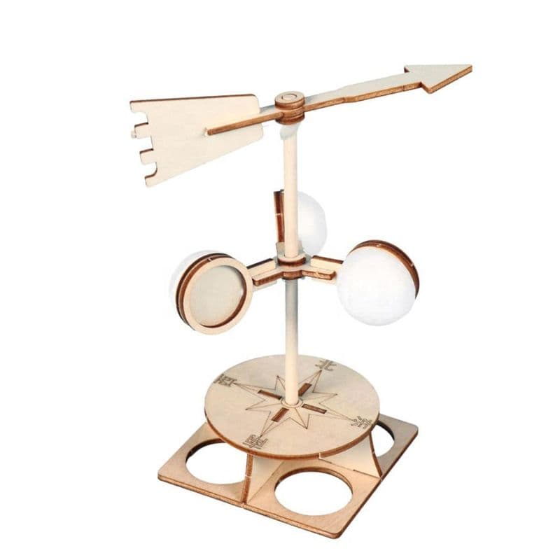 DIY Handmade Wooden Wind Indicator – Interactive STEM Toy - View 1