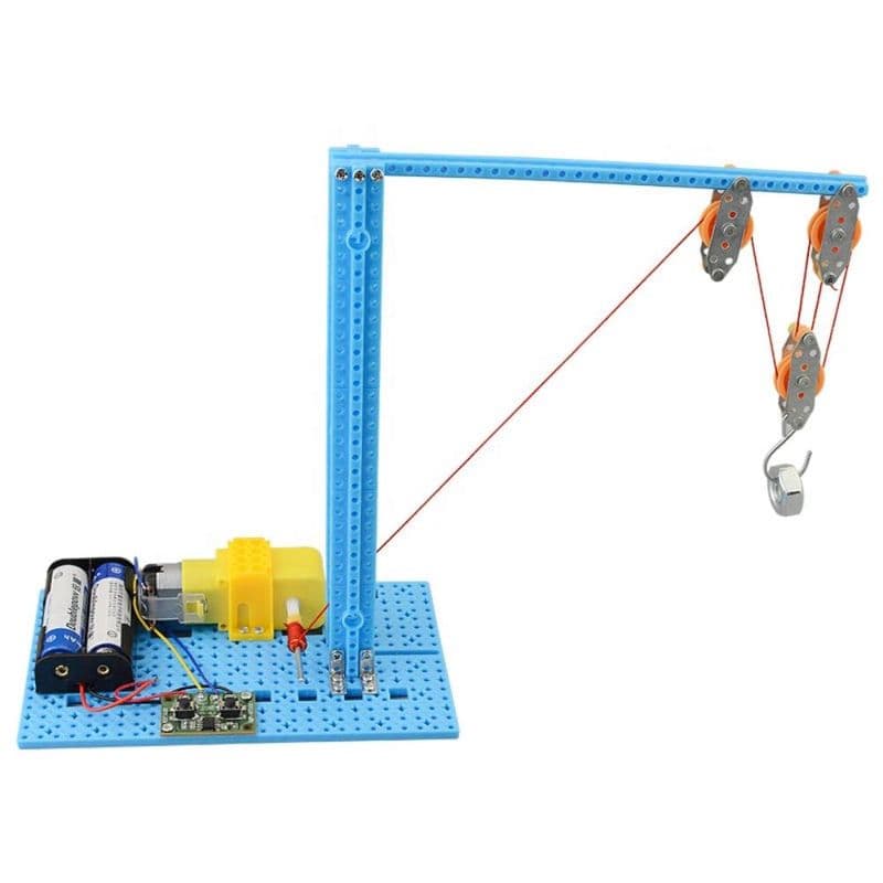 DIY Pulley based Crane – Intelligent STEM Educational Toy - View 1