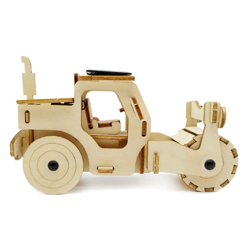 DIY Solar Road Roller – Wooden 3D STEM Toy - View 2