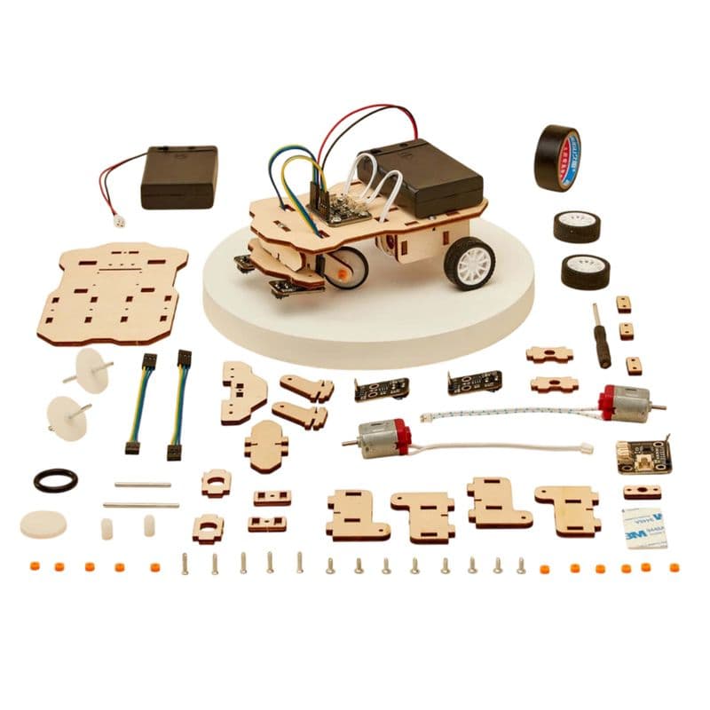 DIY Auto Drive Tracking Car – STEM Educational Kit - View 3