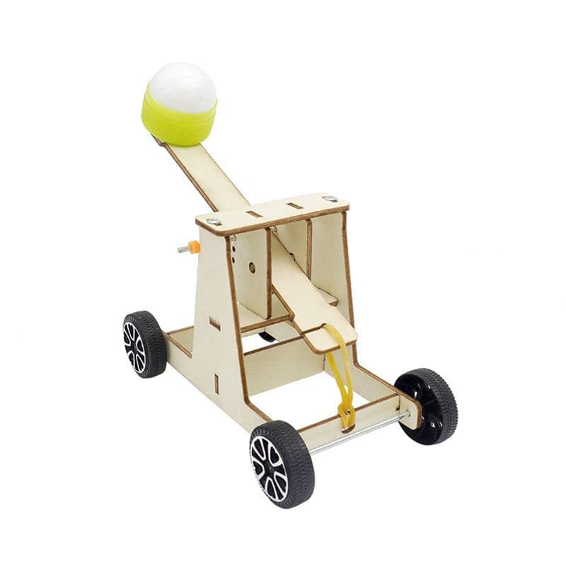 DIY Wooden Catapult – Creative STEM Educational Toy - View 1