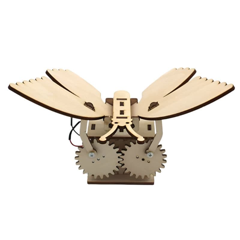 Mechanical Transmission Butterfly Puzzle – 3D Wooden Kit - View 1
