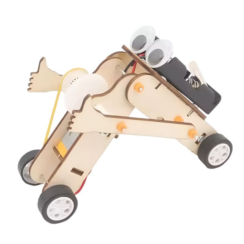 DIY Wooden Thumbs-Up Robot – STEM Educational Toy - View 1