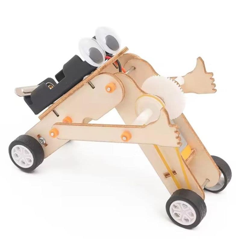 DIY Wooden Thumbs-Up Robot – STEM Educational Toy - View 2