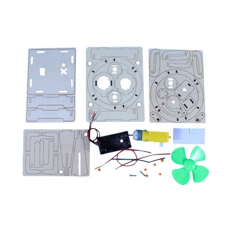 Whirlwind Tech! DIY Shaking Electric Fan STEM Kit - View 3