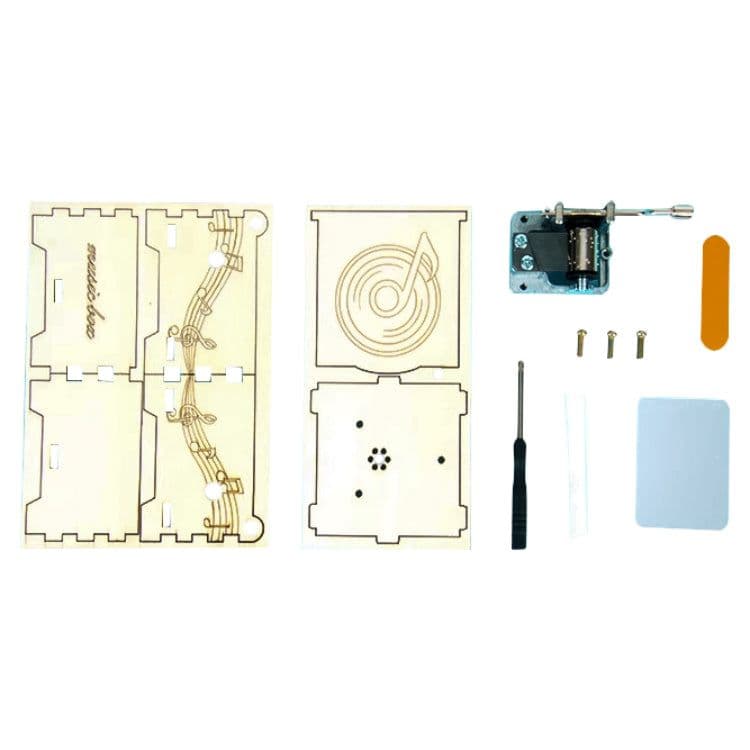 Tiny Tunes! DIY Hand-Cranked Music Box Kit - View 2