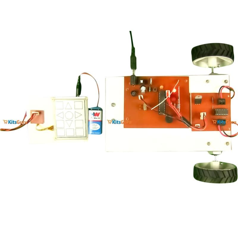 Touch Screen Based wireless Robotic Vehicle - View 1
