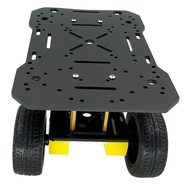 4WD Mini trolley chassis With Motor, Bracket & Wheels - View 1
