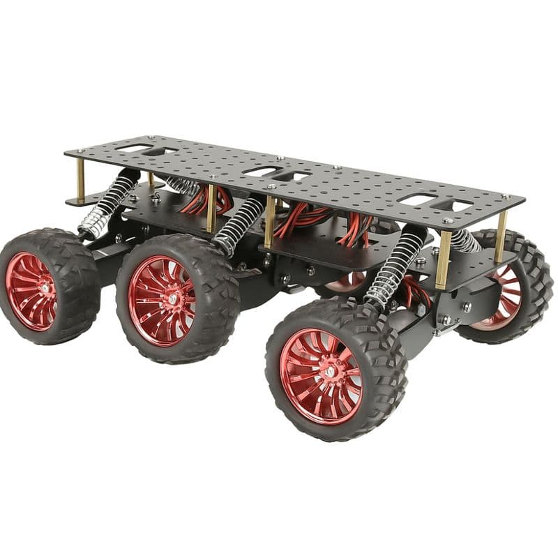 6WD shock absorbing chassis for off-road climbing - View 3