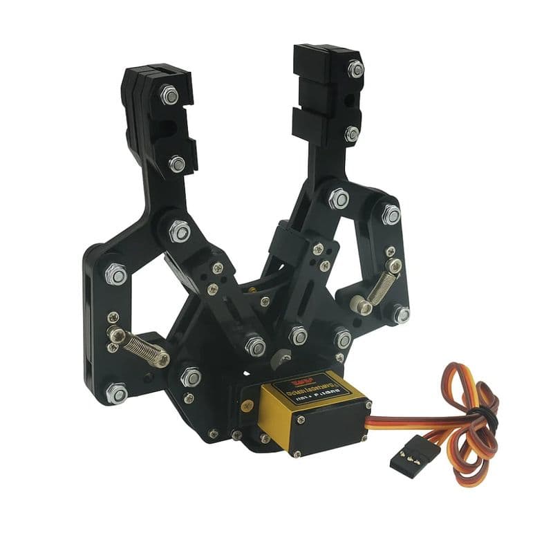 2DOF two degrees of Freedom Mechanical arm finger clamp with servo motor DIY - View 2