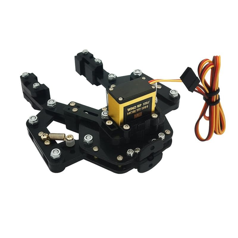 2DOF two degrees of Freedom Mechanical arm finger clamp with servo motor DIY - View 3
