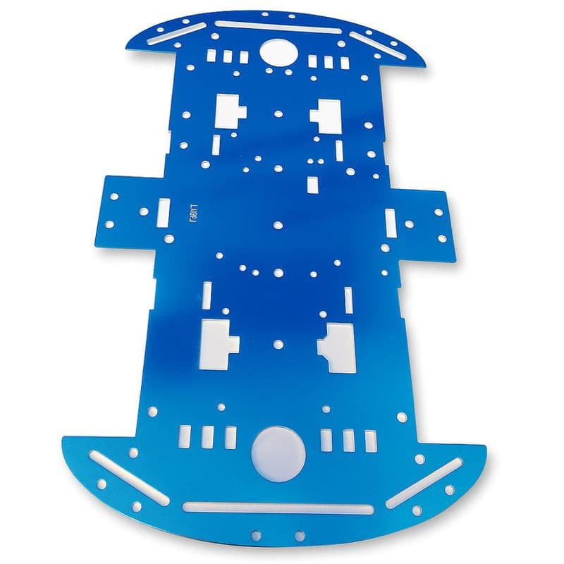 4WD 1.5mm Aluminum Alloy BO Motor Robot Chassis Top Plate (No Motor bracket) - View 2