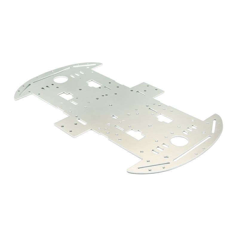 4WD 1.5mm Aluminum Alloy BO Motor Robot Chassis Top Plate (No Motor bracket) - View 3
