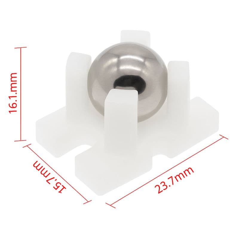 Mini Vacuum Steel Ball Universal Castal wheel - View 3