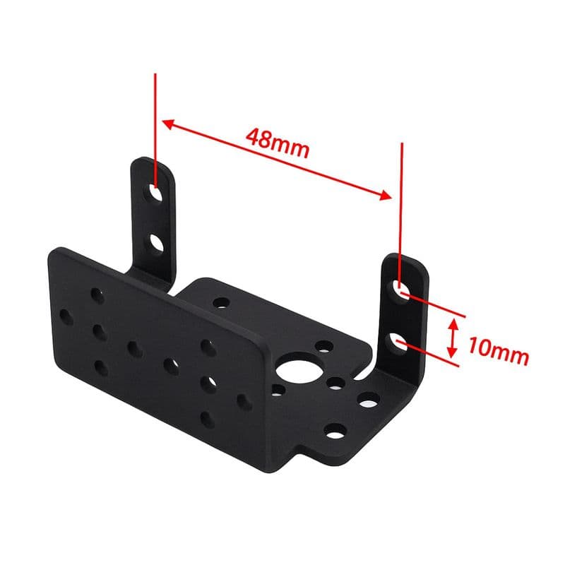 Servo Mount Robot Mechanical Arm Brackets For MG995 MG996 Servo Motor - View 2