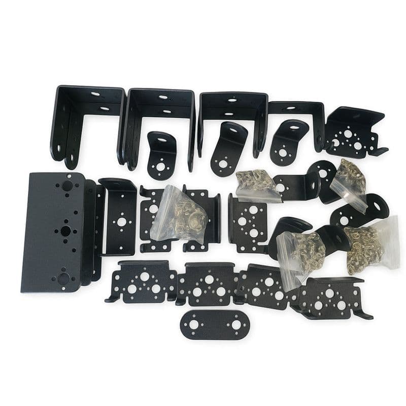 9 DOF Metal Quadruped Robot Bionic Mechanical Dog with Structural parts without Servo - View 3