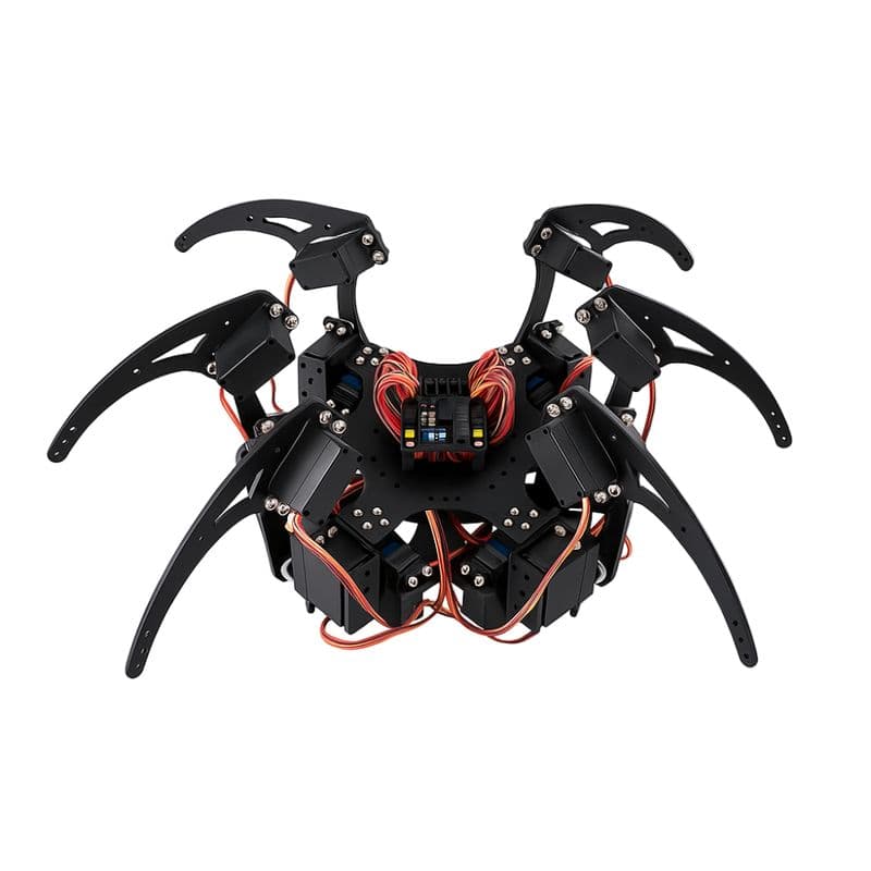 18DOF Aluminum Hexapod Spider with Six Legs 3DOF each Without Servo - View 1