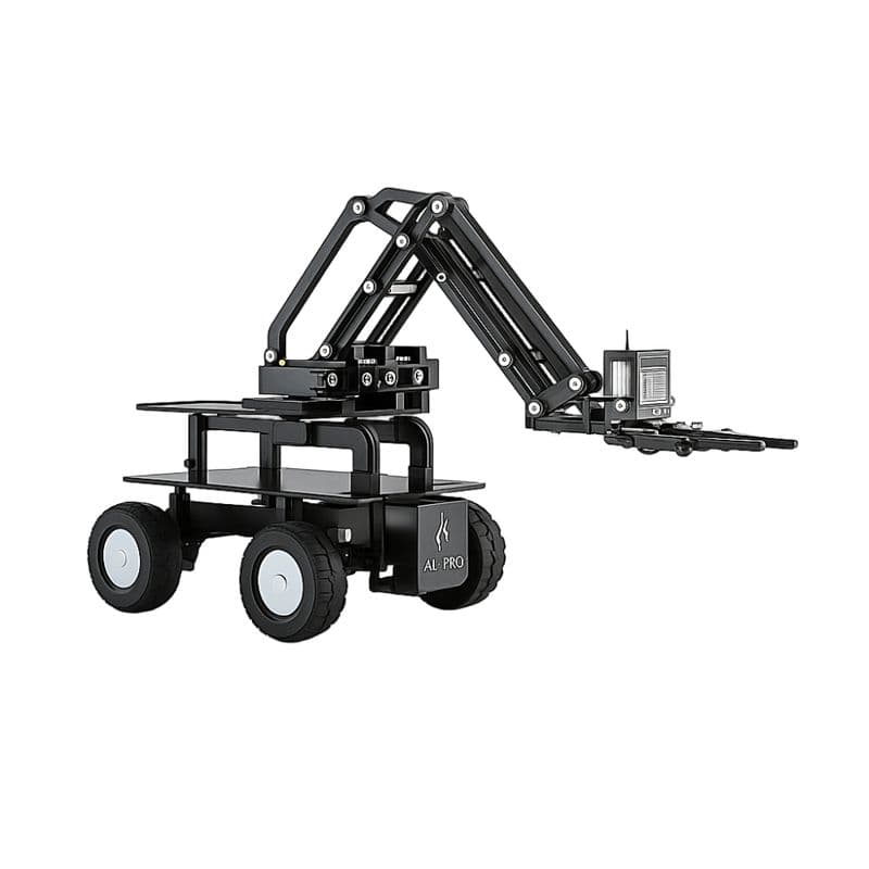 Dual Mode Four Wheel Chassis Car with Robotic Arm structural Parts with motors without controller - View 1