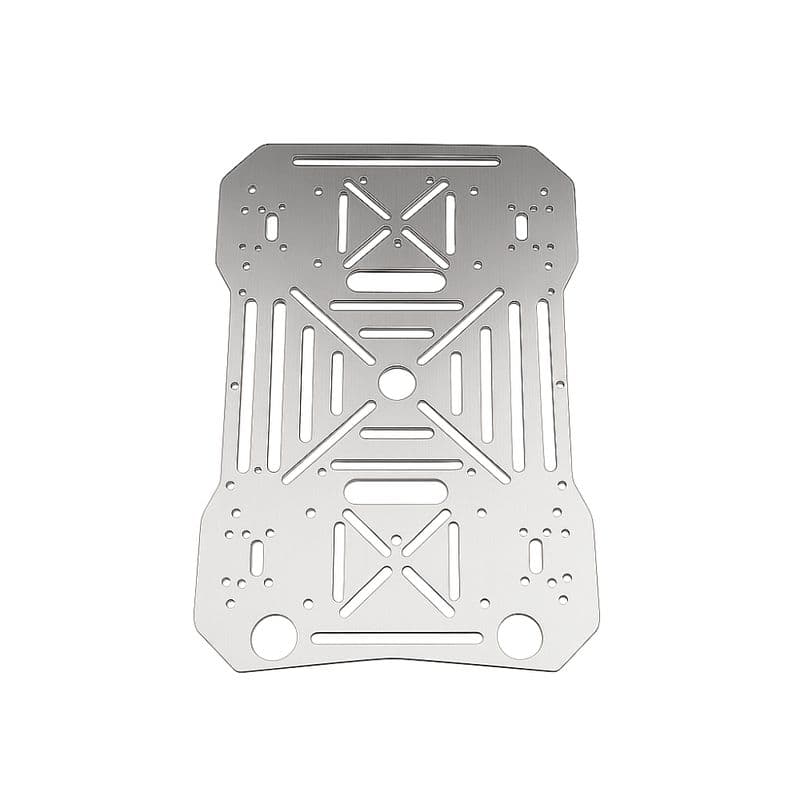 Smart Car Chassis Bottom Plate 4WD Four Wheel Drive Single layer Aluminium Alloy - View 1