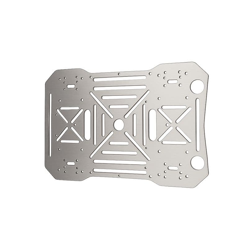 Smart Car Chassis Bottom Plate 4WD Four Wheel Drive Single layer Aluminium Alloy - View 2