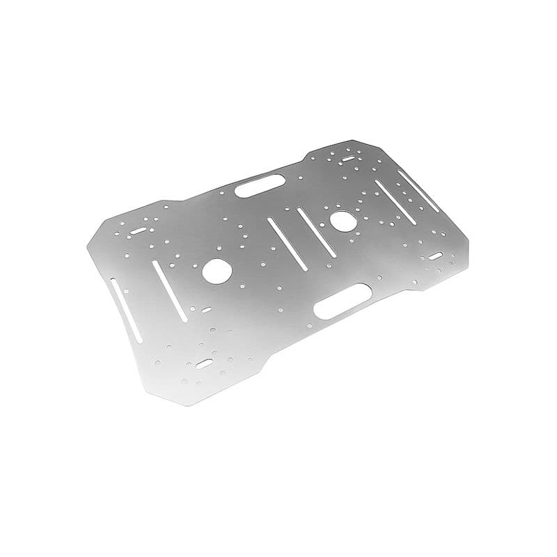 Large Size Smart Car Chassis Bottom Plate 4WD Four Wheel Drive Single layer Aluminium Alloy - View 3