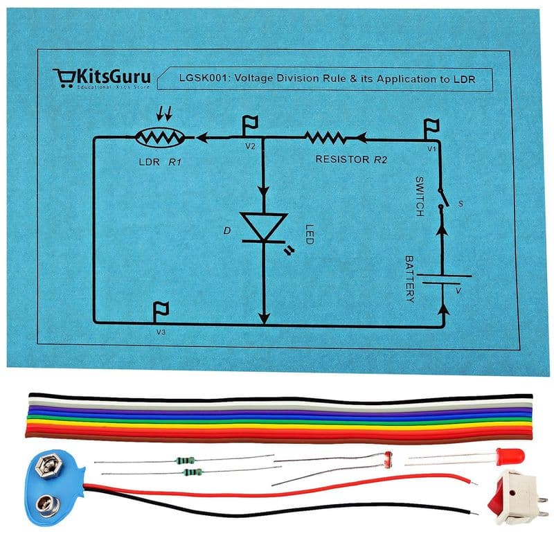 Voltage Division Rule & Its Application To LDR - View 1