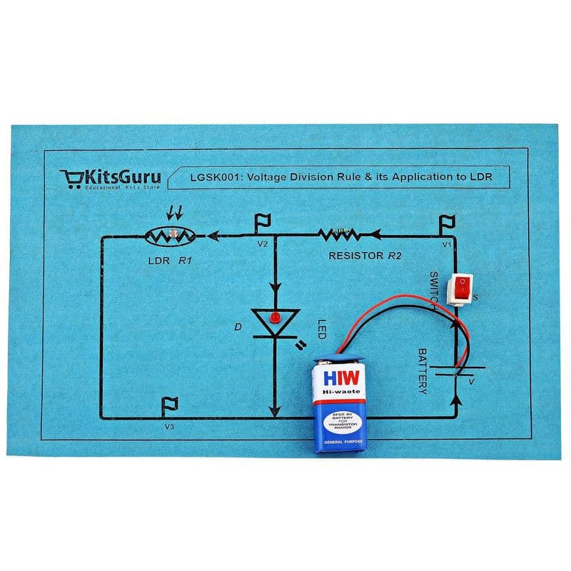 Voltage Division Rule & Its Application To LDR - View 2