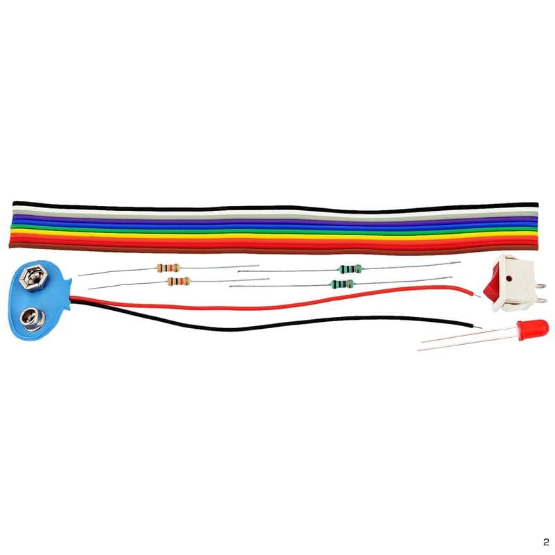 Representation of Ohm`s Law and Power Consumption in a Circuit - View 3