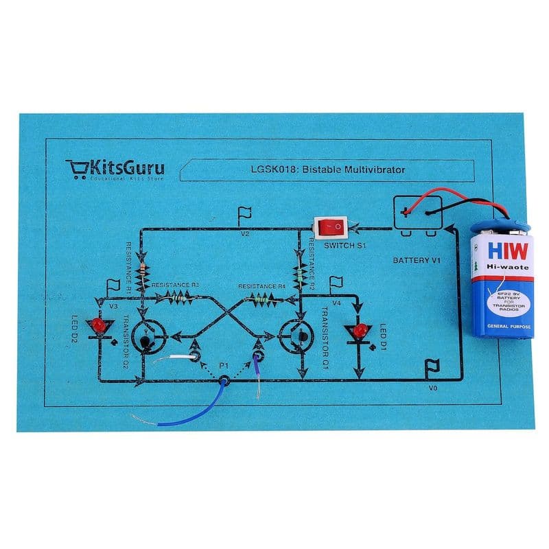 Bistable multibivrator using Transistor - View 2