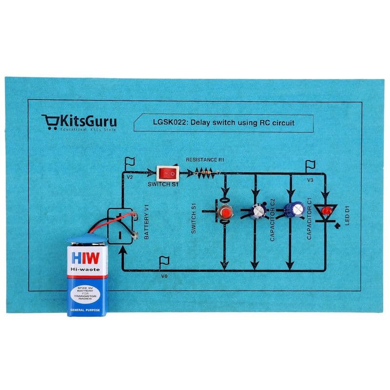 Delay switch using RC circuit - View 2