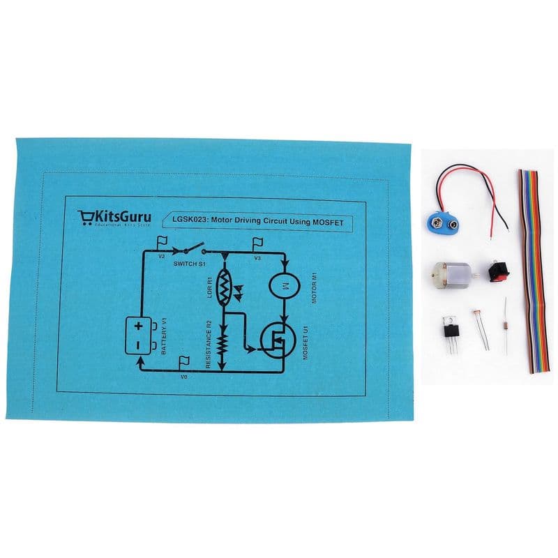 MOSFET and DC motor driving circuit - View 1