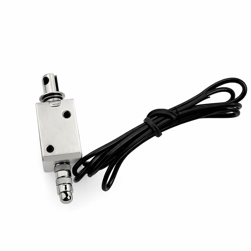 DC 24V, Force 0.2N - 5N Solenoid Pull Push long stroke Electromagnet Industrial Grade - View 2
