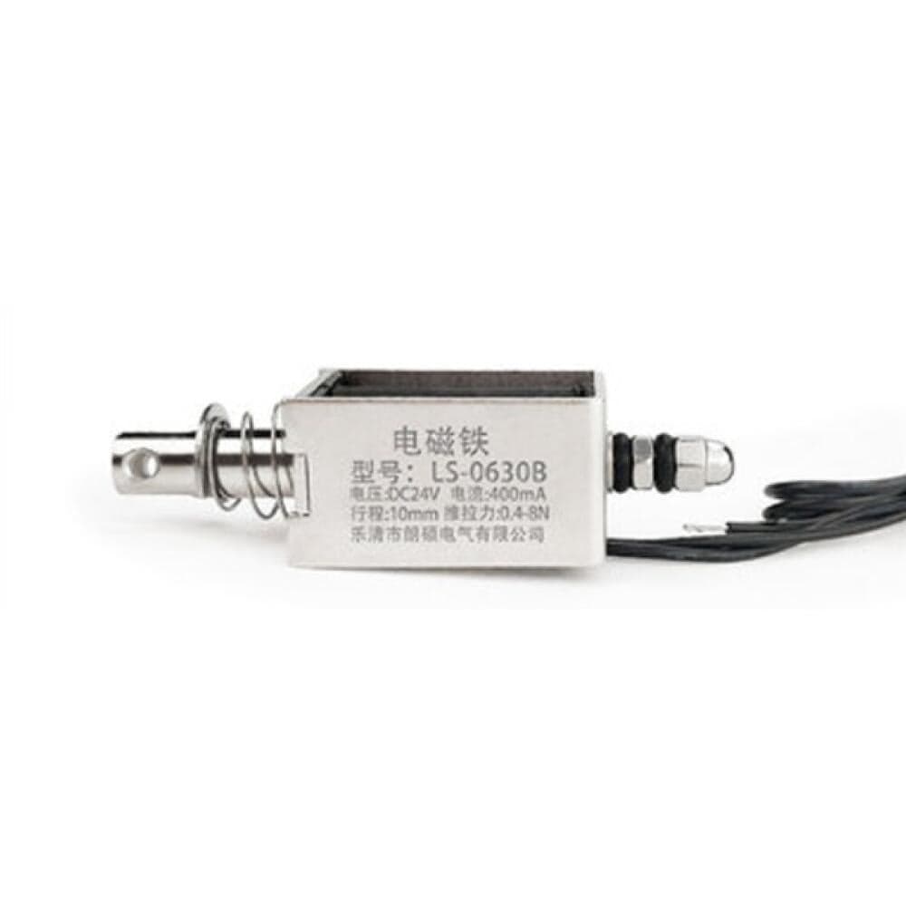DC 24V, Force 0.3N - 8N Solenoid Pull Push long stroke Electromagnet Industrial Grade - View 1
