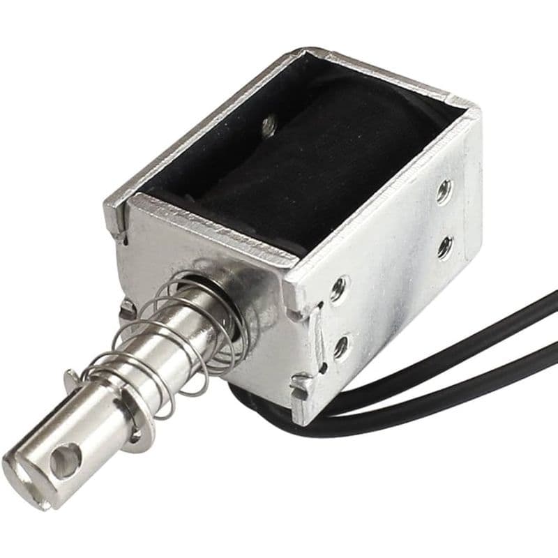 DC 24V, Force 0.3N - 8N Solenoid Pull Push long stroke Electromagnet Industrial Grade - View 2