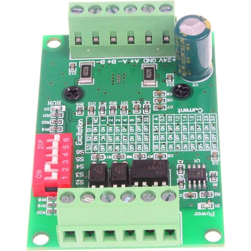 TB6600 Nema 17, 23 Stepper Motor Driver Controller Board Module 3A 10-35V Without Plastic Body - View 1
